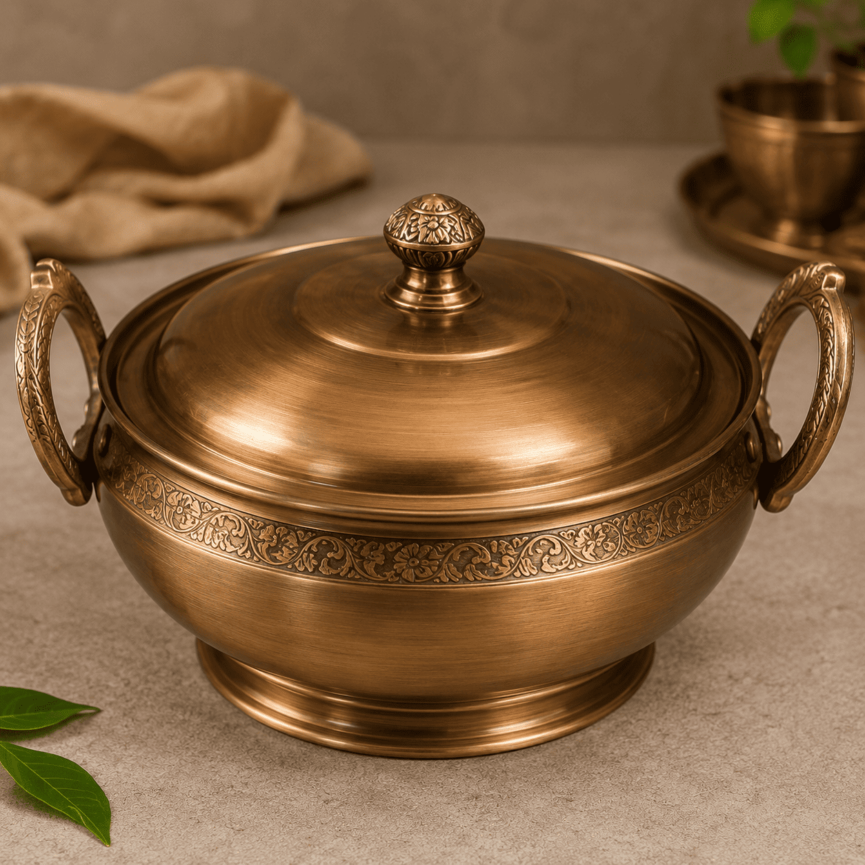 Bronze Serving Vessel