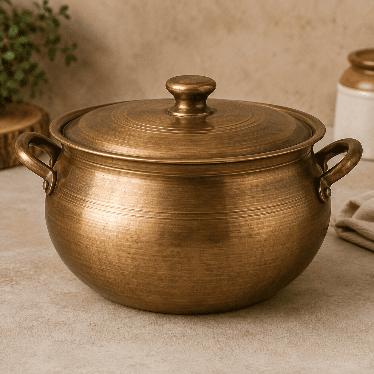 Bronze Cooking Pot